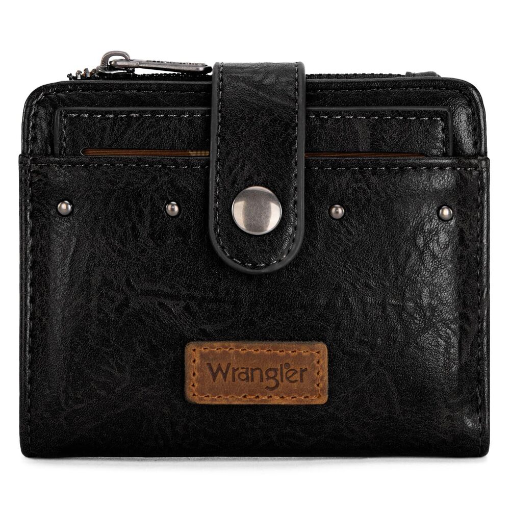 3288 X Wrangler Small Wallet Bifold Wallets RFID Wallet Black Wallets Small